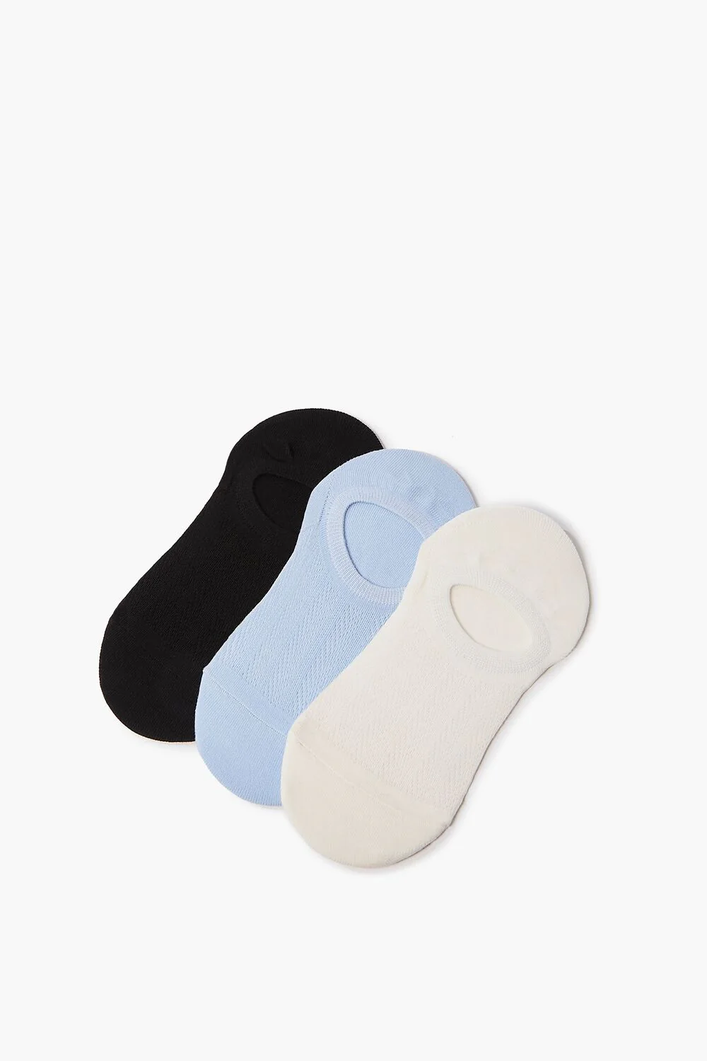 Pointelle Knit No-Show Socks - 3 pack - Image 2