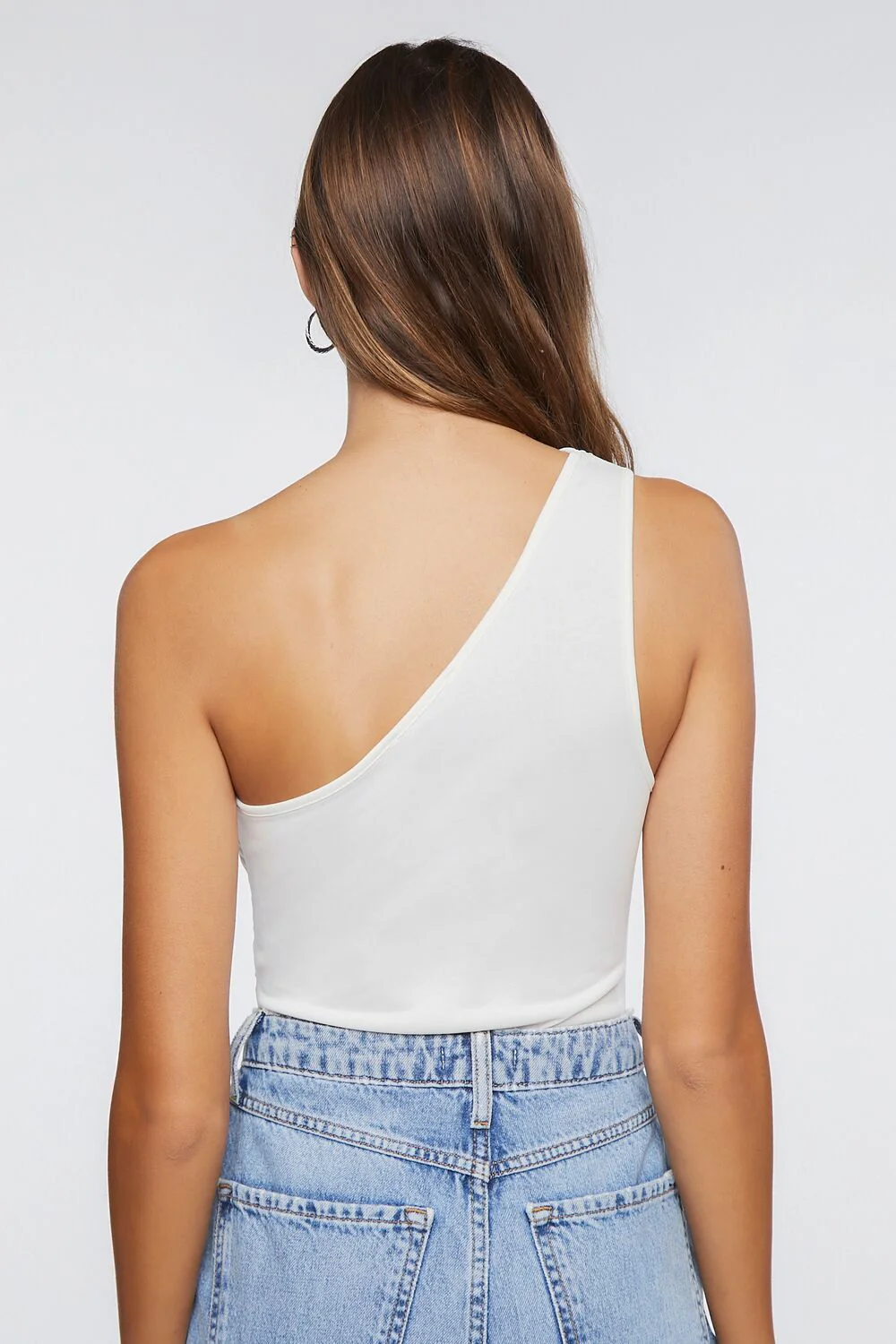 Ruched One-Shoulder Bodysuit - Image 3