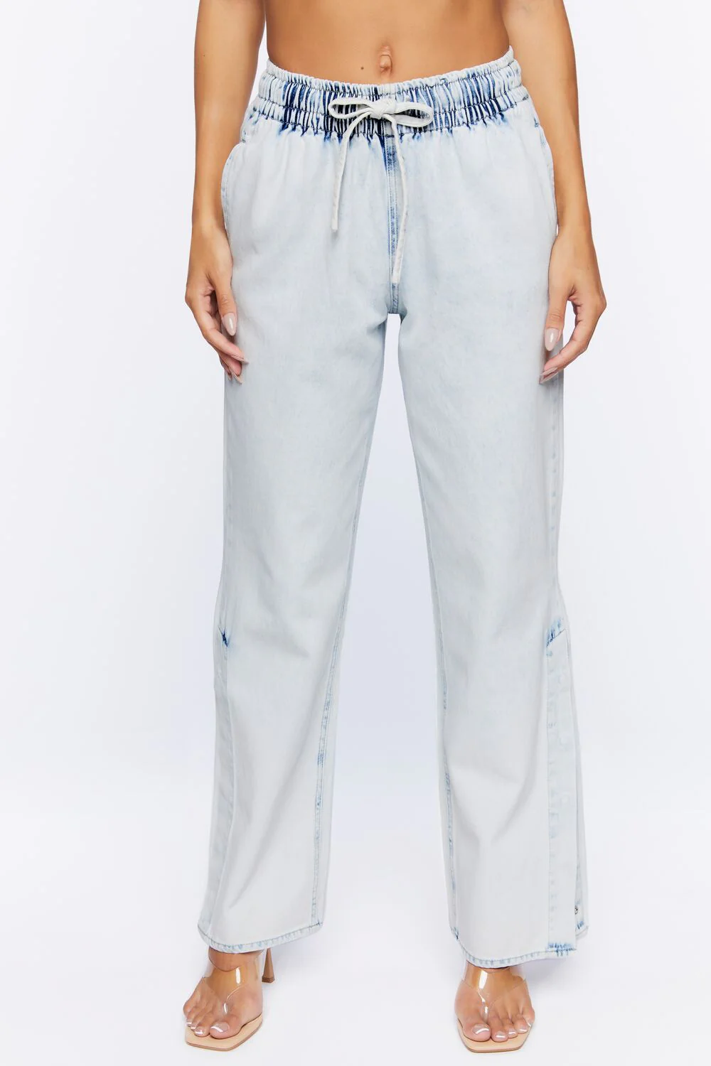 90s-Fit Snap-Button Jeans - Image 2