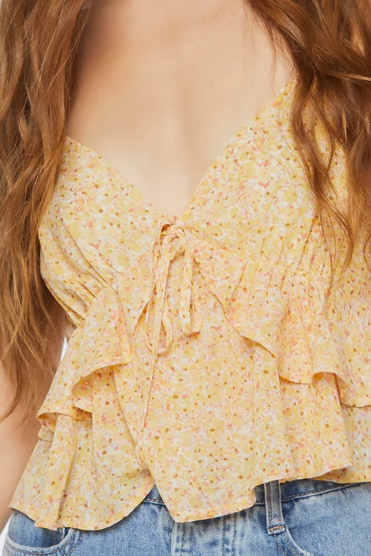 Ditsy Floral Flounce Cami - Image 5