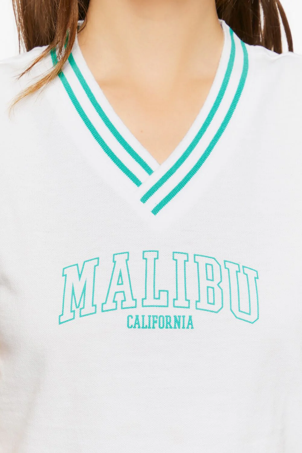 Malibu Graphic Crop Top - Image 5