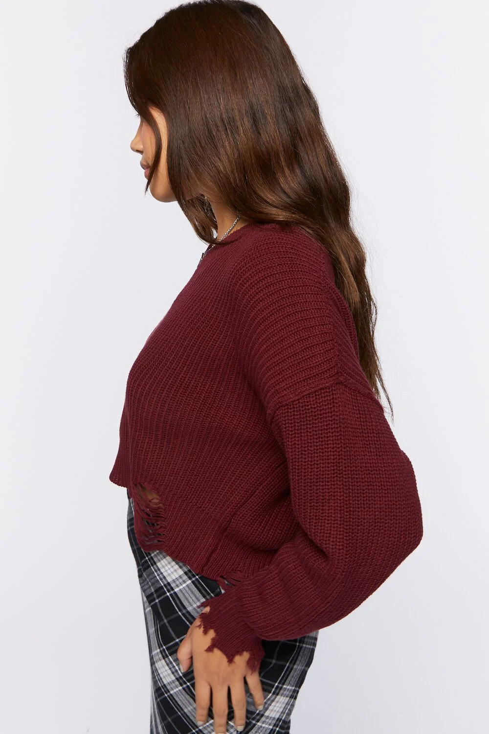 Distressed Sharkbite Sweater - Image 2