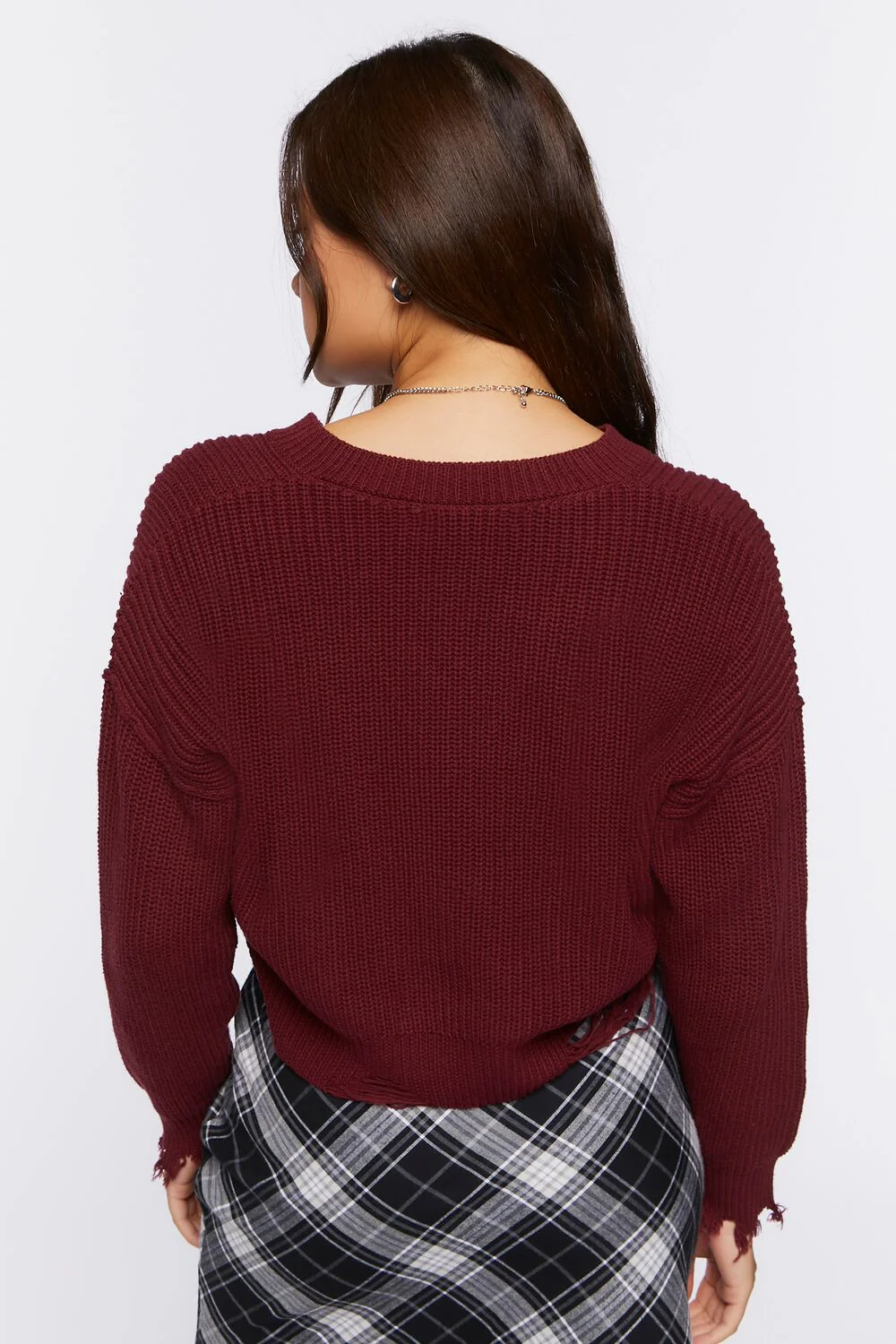 Distressed Sharkbite Sweater - Image 3