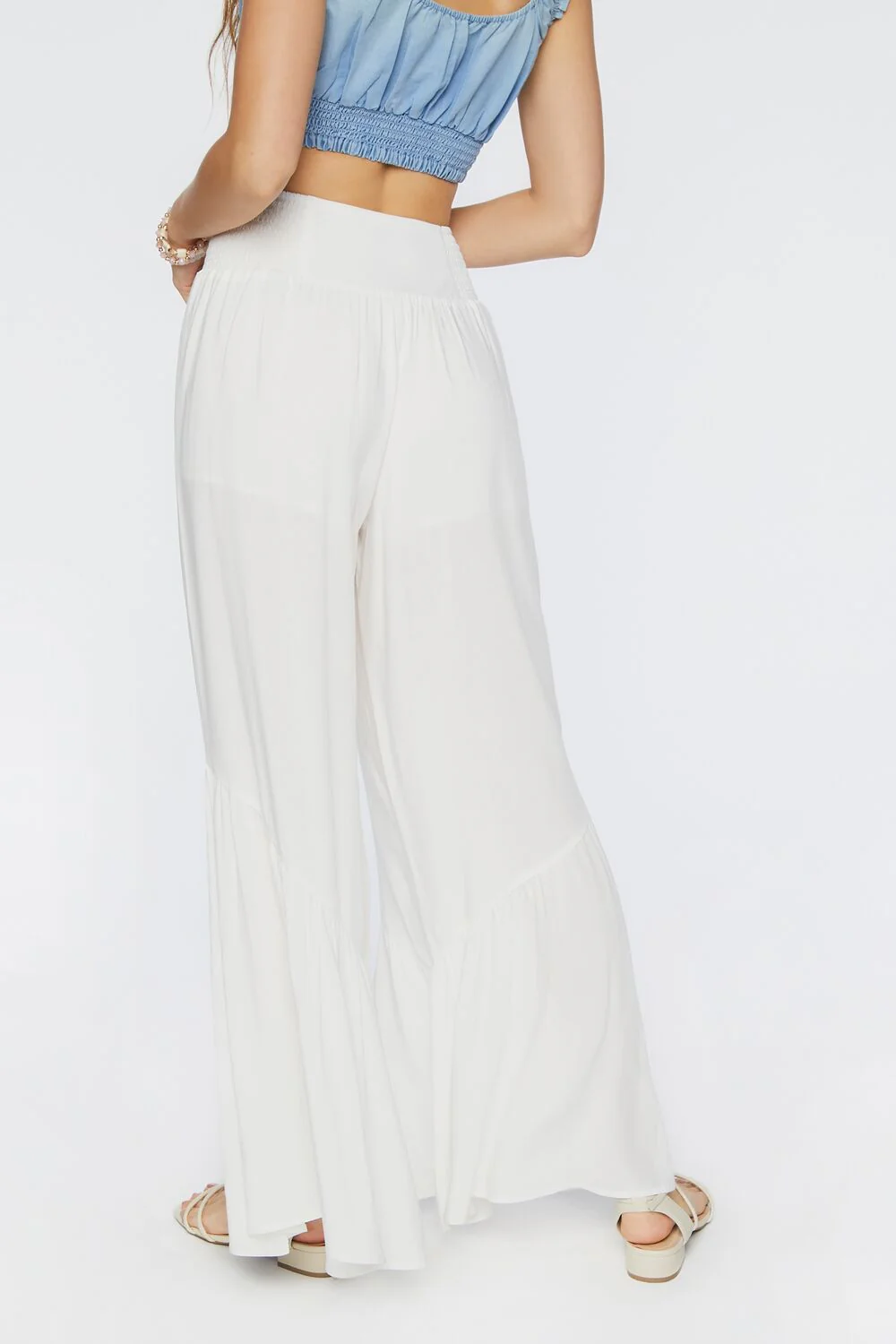 Tiered High-Rise Palazzo Pants - Image 5