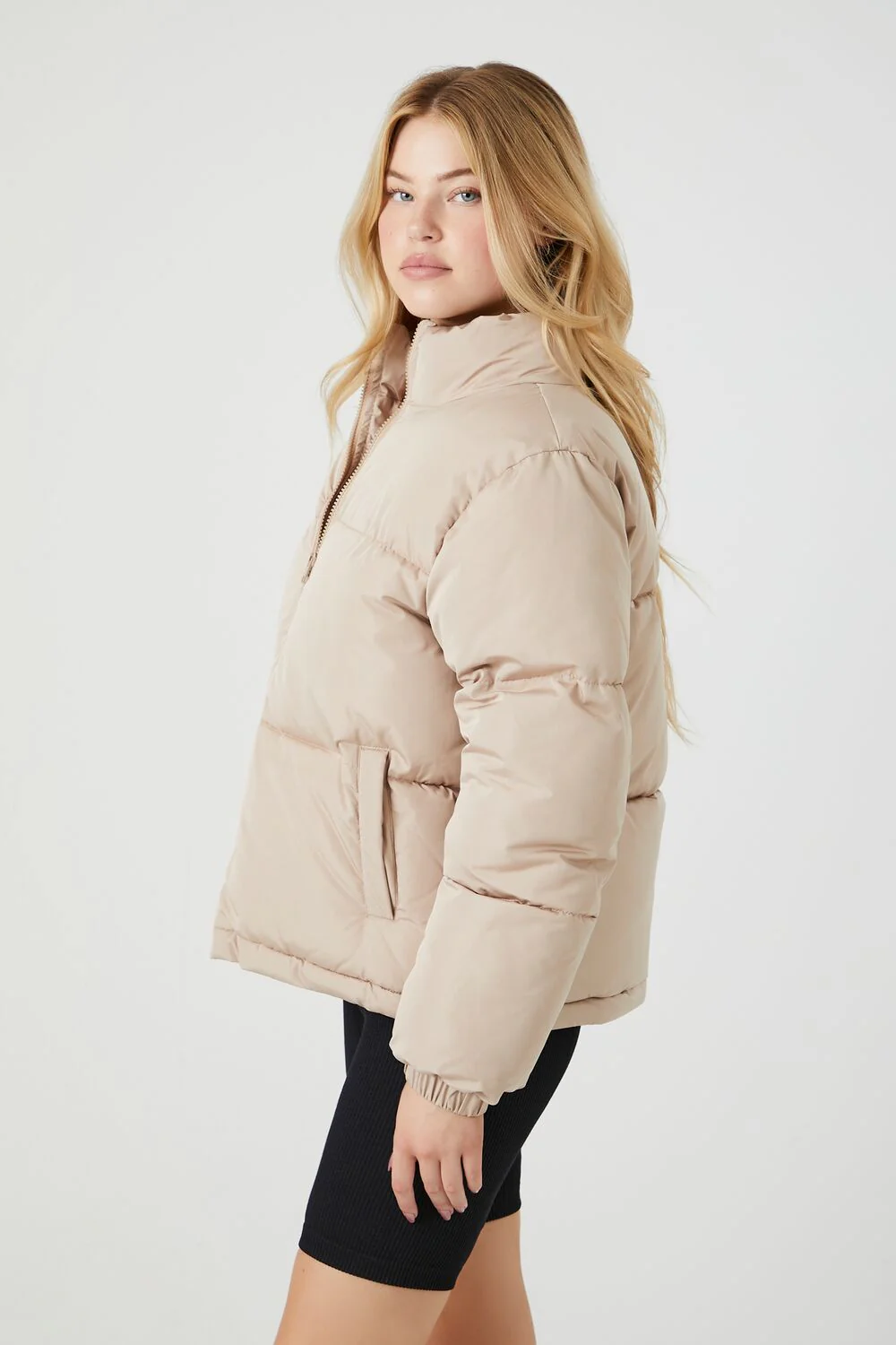 Quilted Puffer Jacket - Image 7