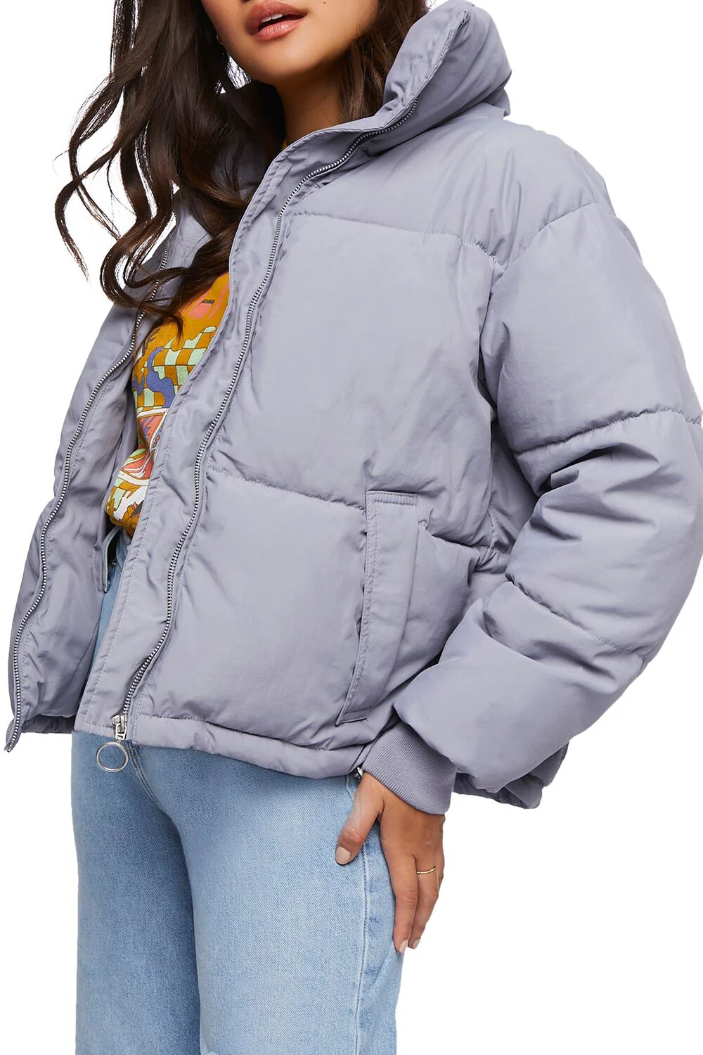 Quilted Puffer Jacket - Image 2