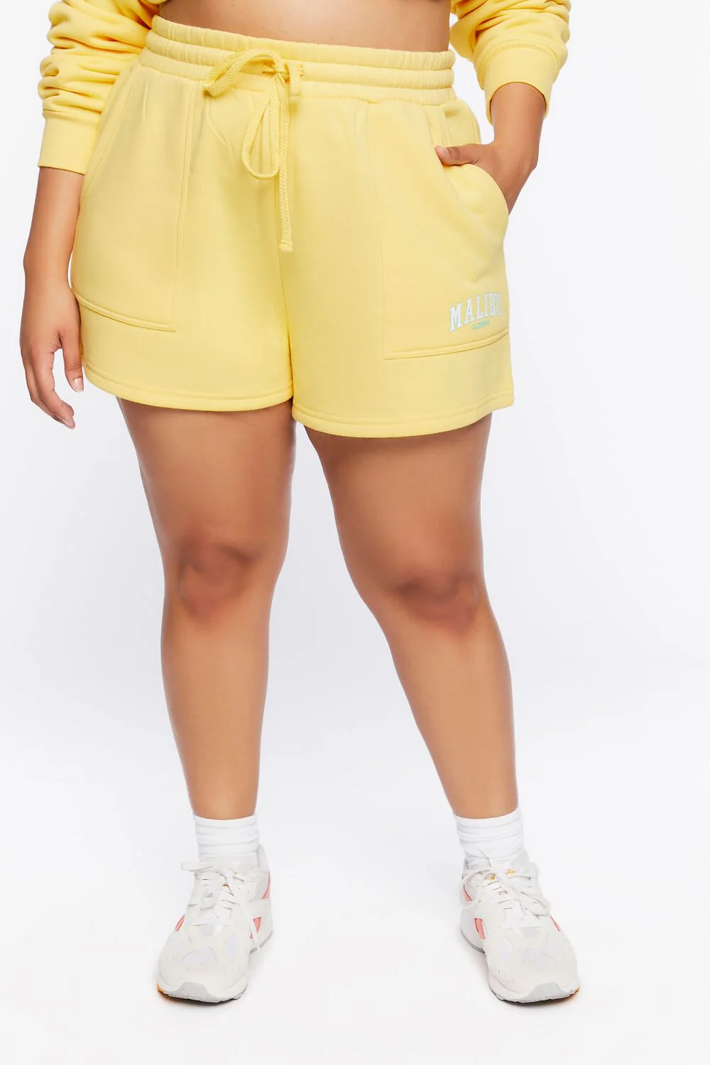 Plus Size Malibu California Drawstring Shorts - Image 2
