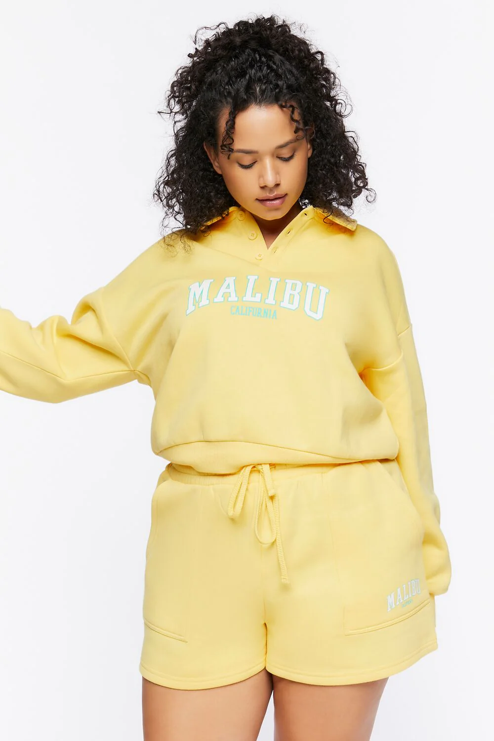 Plus Size Malibu California Drawstring Shorts - Image 7