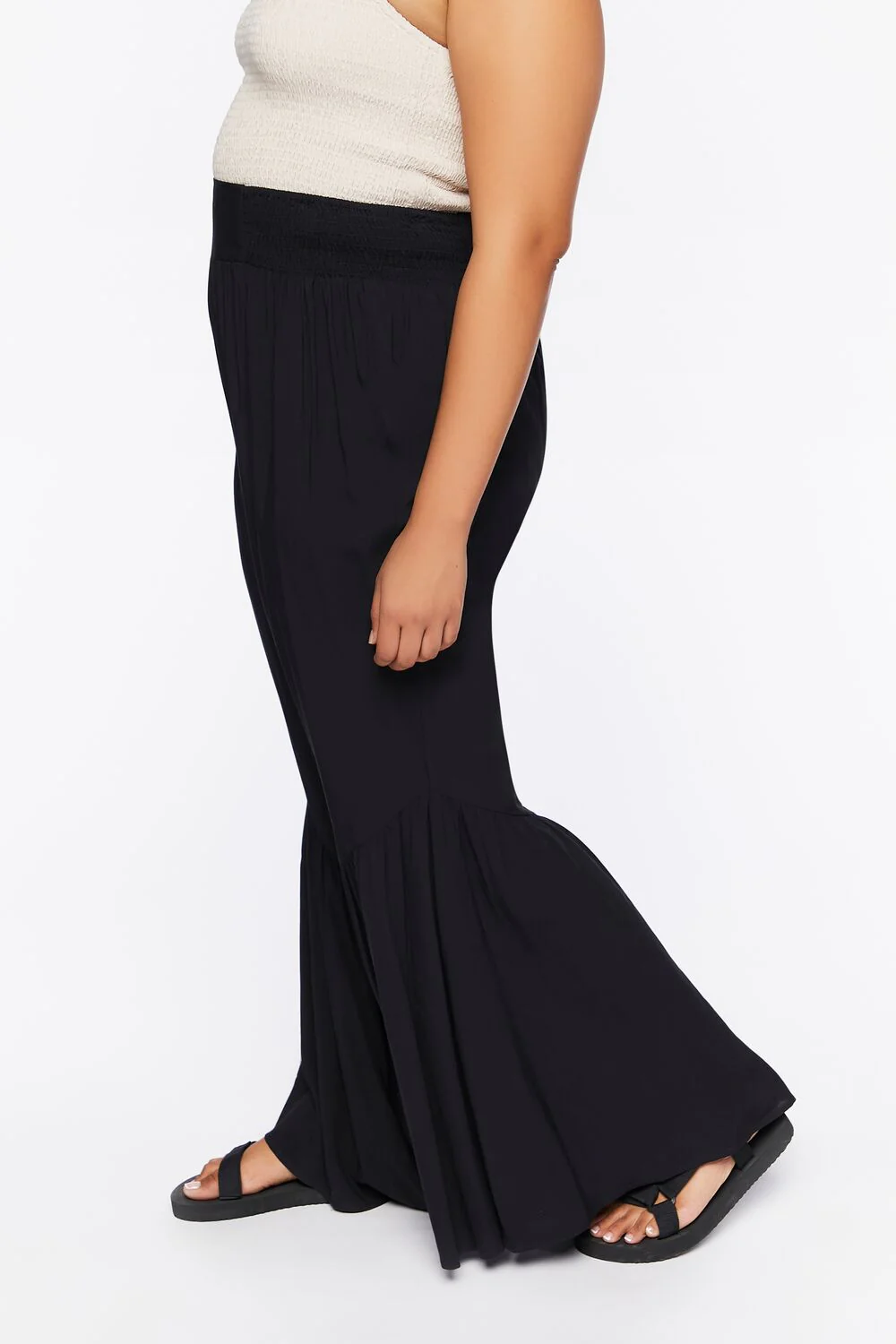 Plus Size Flounce Flare Pants - Image 3