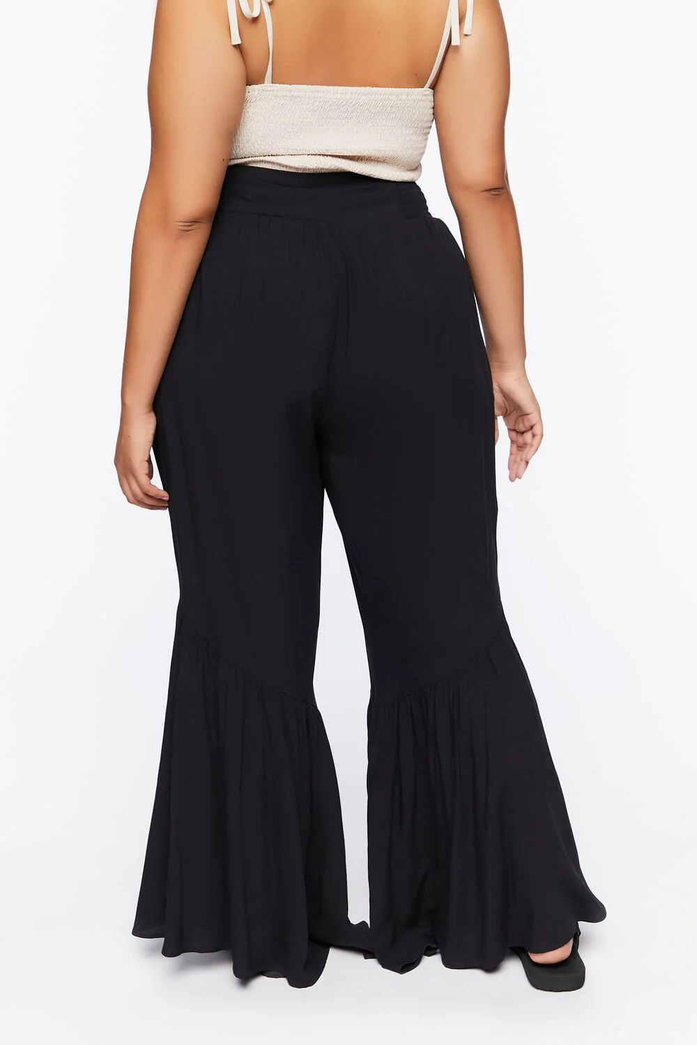 Plus Size Flounce Flare Pants - Image 4