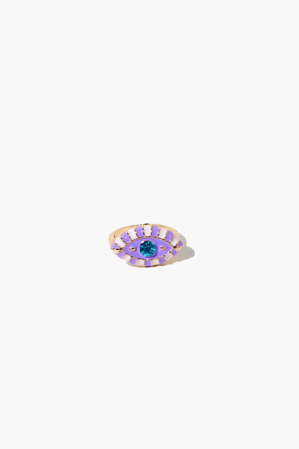 Flower & Evil Eye Ring Set - Image 3