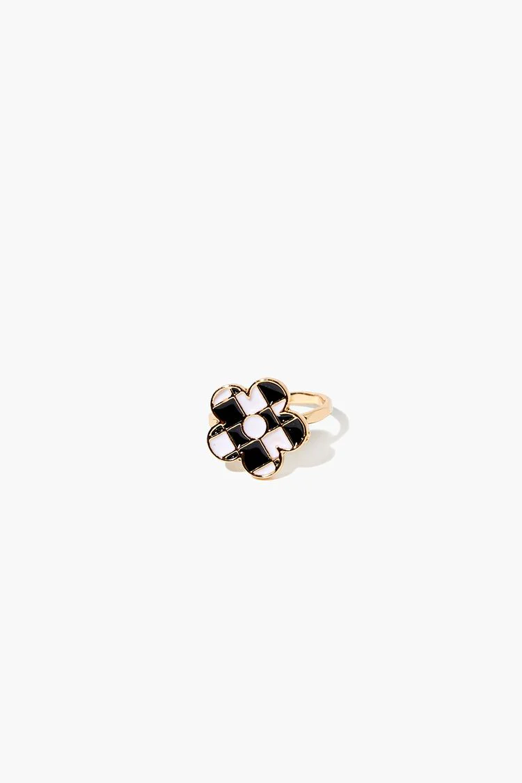 Flower & Evil Eye Ring Set - Image 4