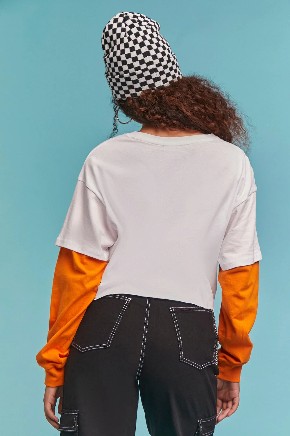 Airwalk Cropped Combo Tee - Image 4