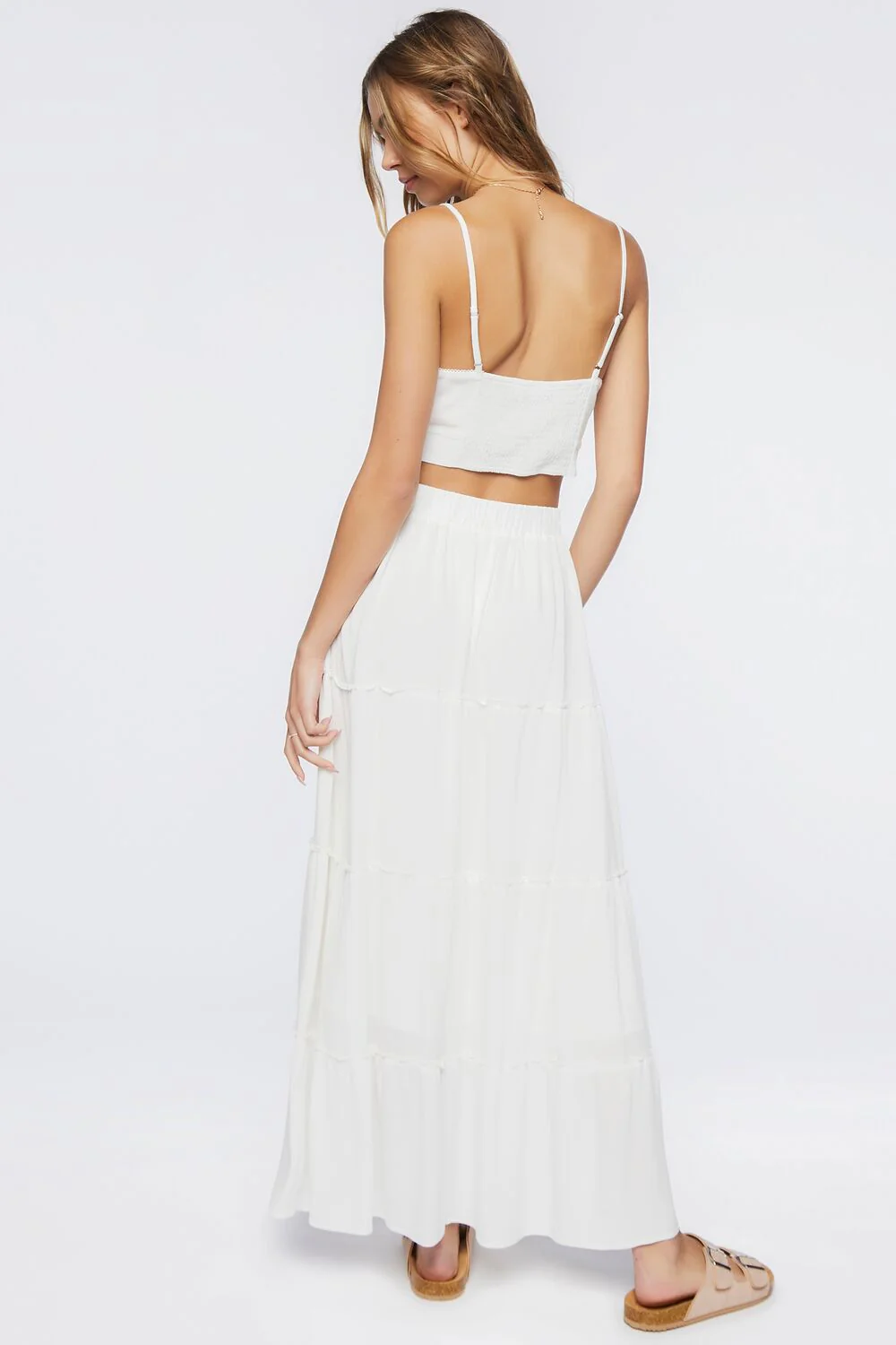 Sweetheart Cropped Cami & Maxi Skirt Set - Image 3