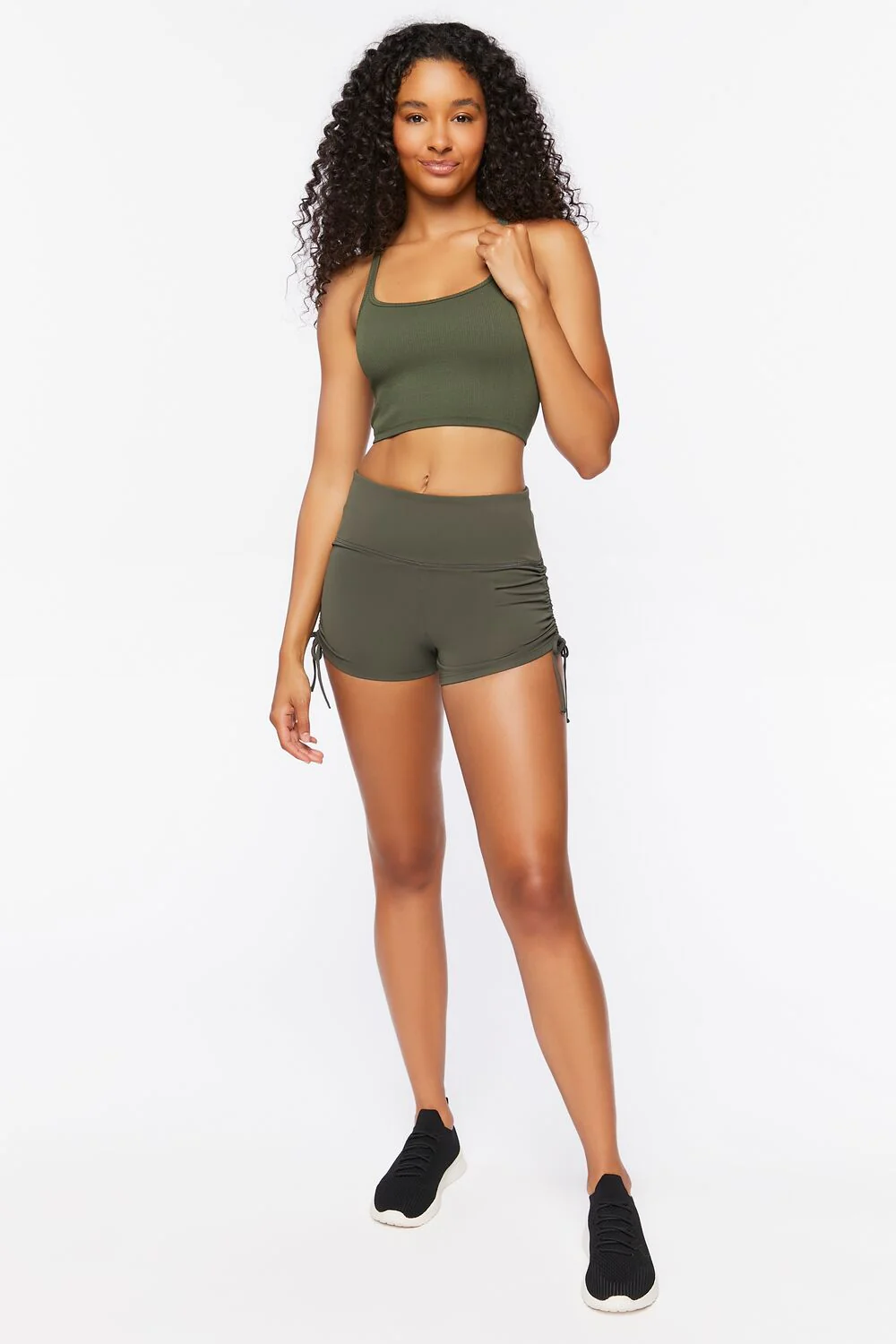 Seamless Caged-Back Sports Bra - Image 4