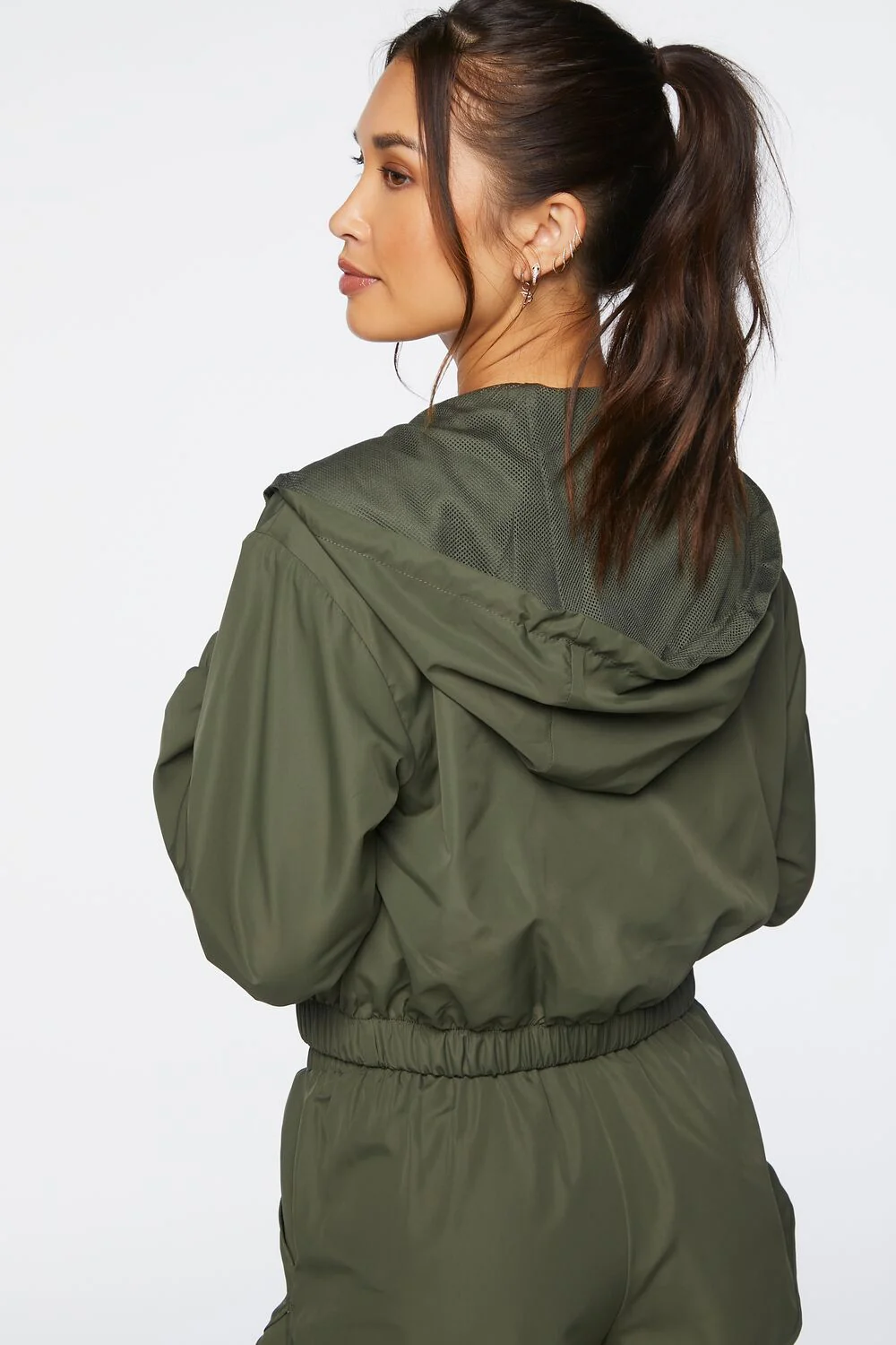 Active Hooded Windbreaker Jacket - Image 3