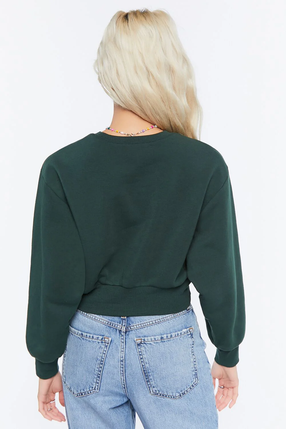 New York Graphic Cropped Pullover - Image 3