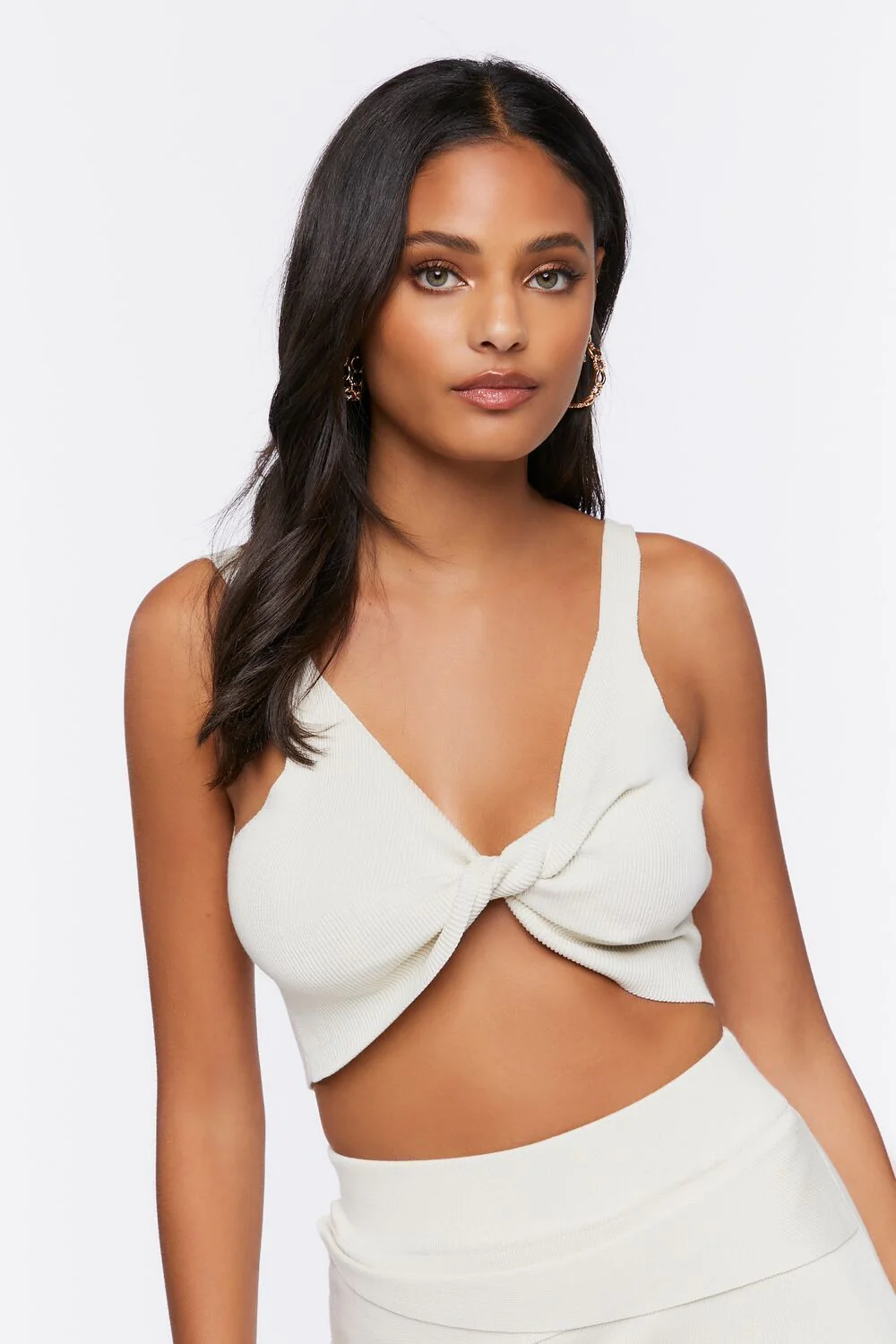 Sweater-Knit Crop Top & Skirt Set - Image 5