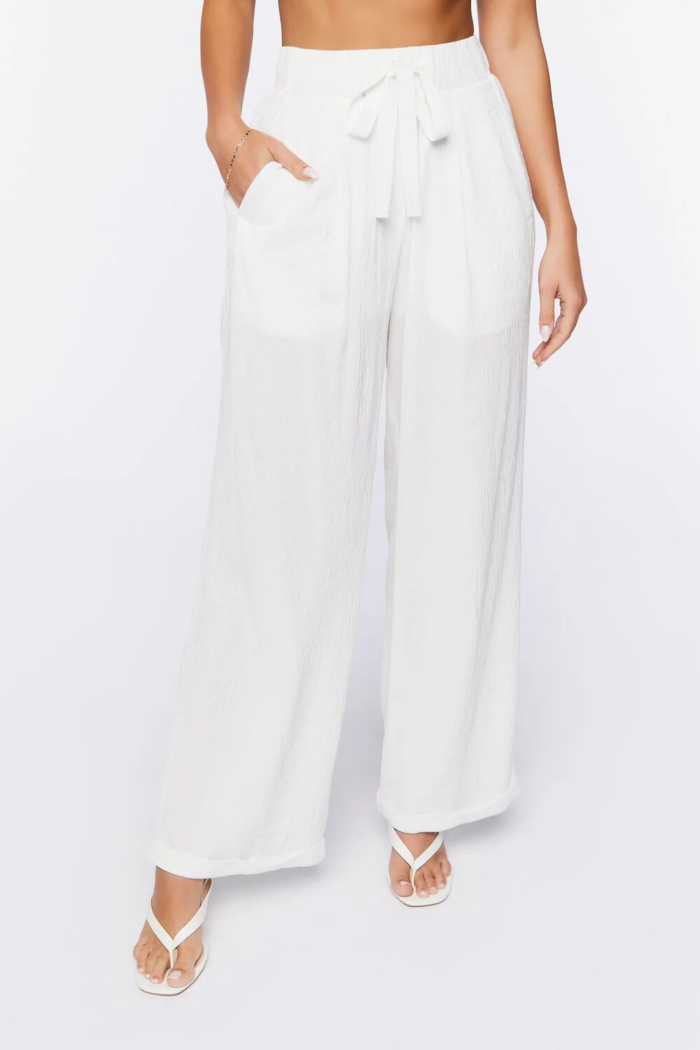 High-Rise Wide-Leg Pants - Image 2