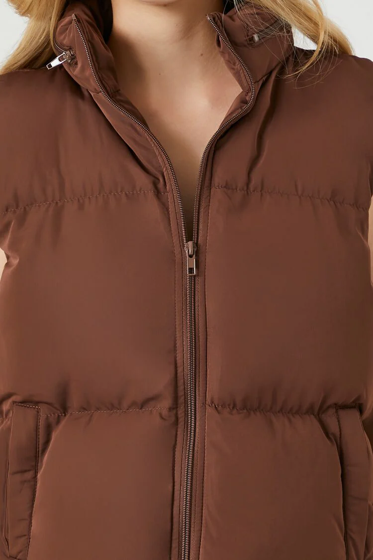 Zip-Up Puffer Vest - Image 10