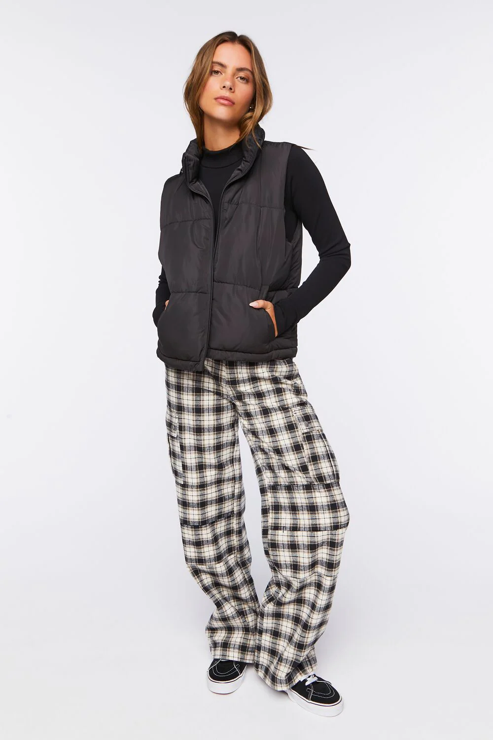 Zip-Up Puffer Vest - Image 4