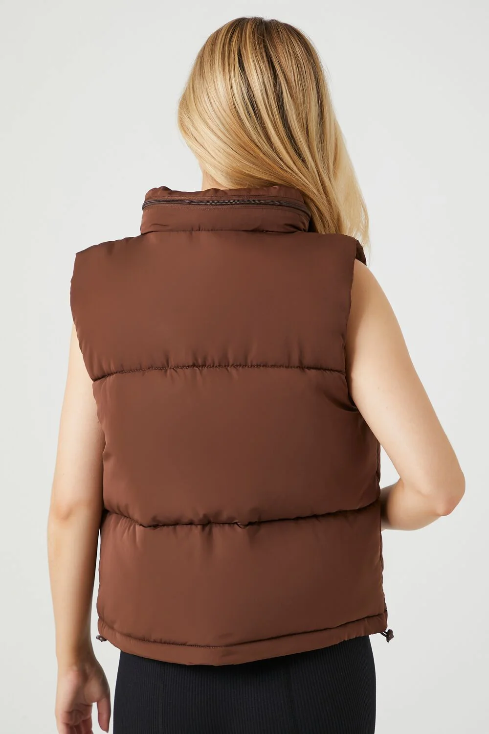 Zip-Up Puffer Vest - Image 8