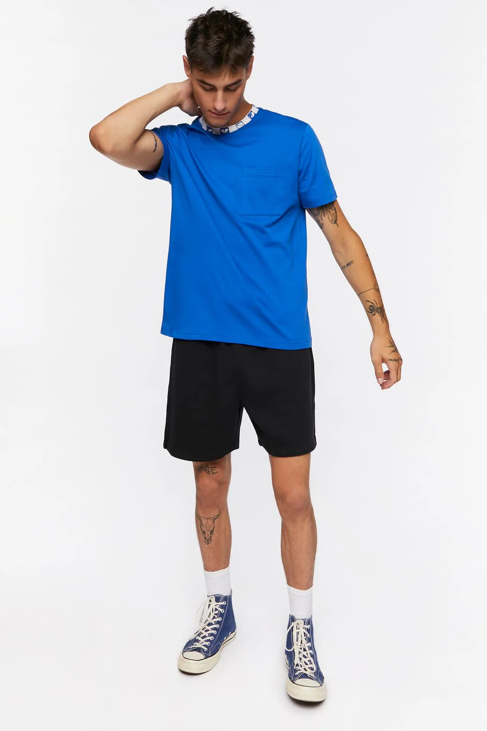 Graphic-Trim Crew Tee - Image 4