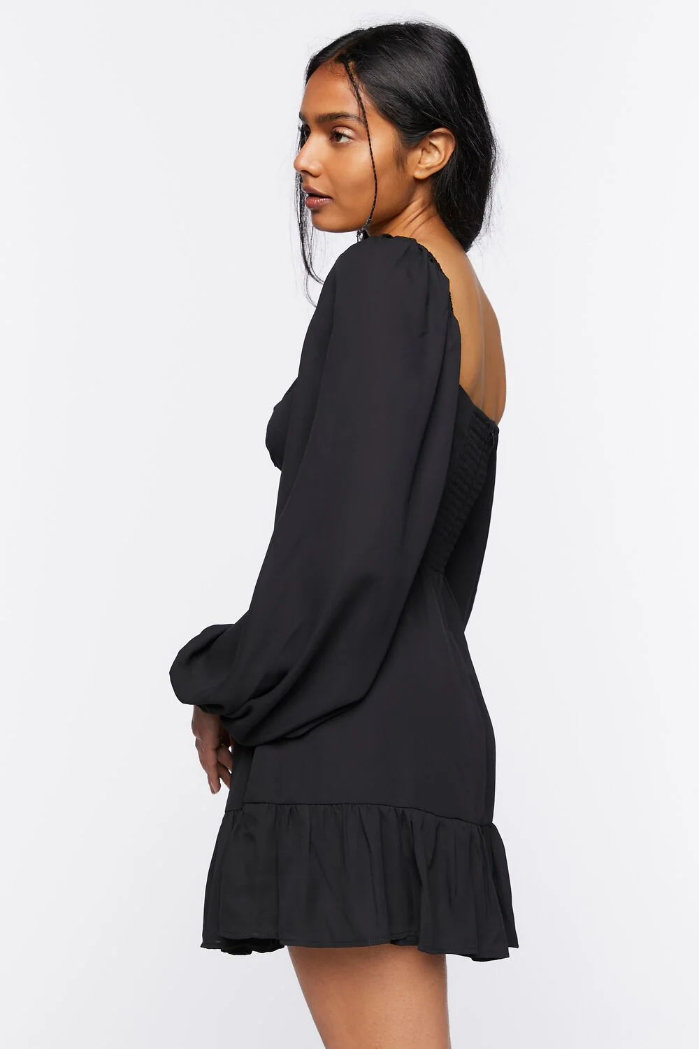 Cutout Lace-Up Mini Dress - Image 2