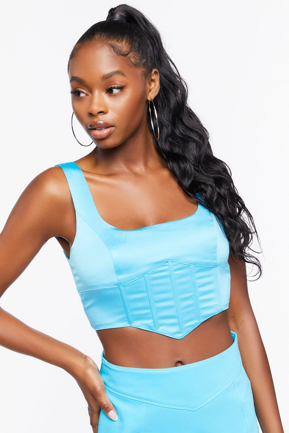 Lace-Back Crop Top - Image 2