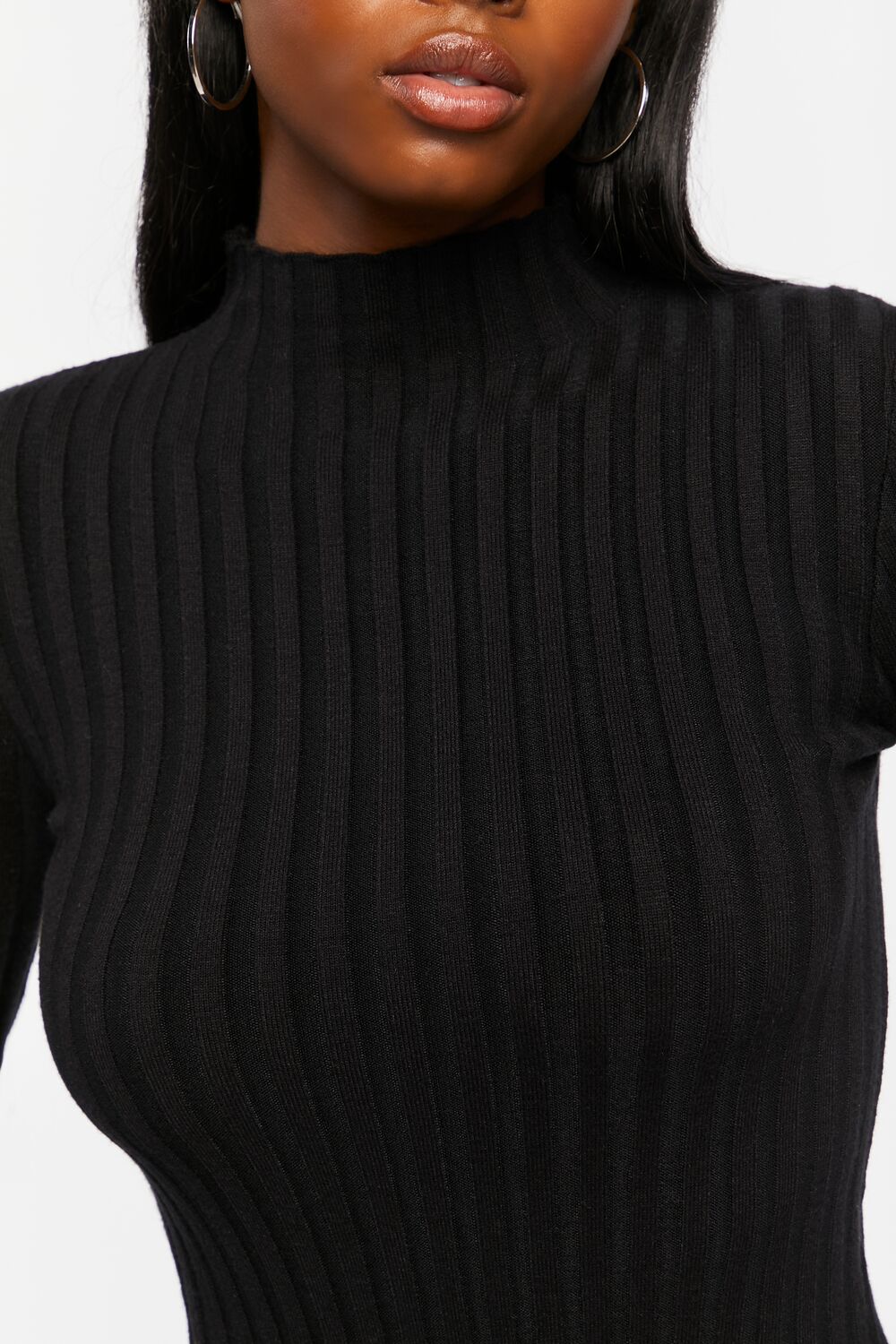 Lettuce-Edge Mock Neck Bodysuit - Image 6