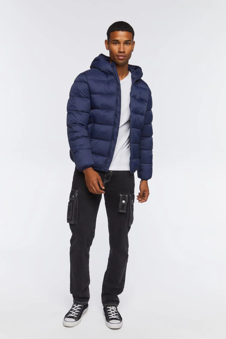 Hooded Zip-Up Puffer Jacket - Image 4