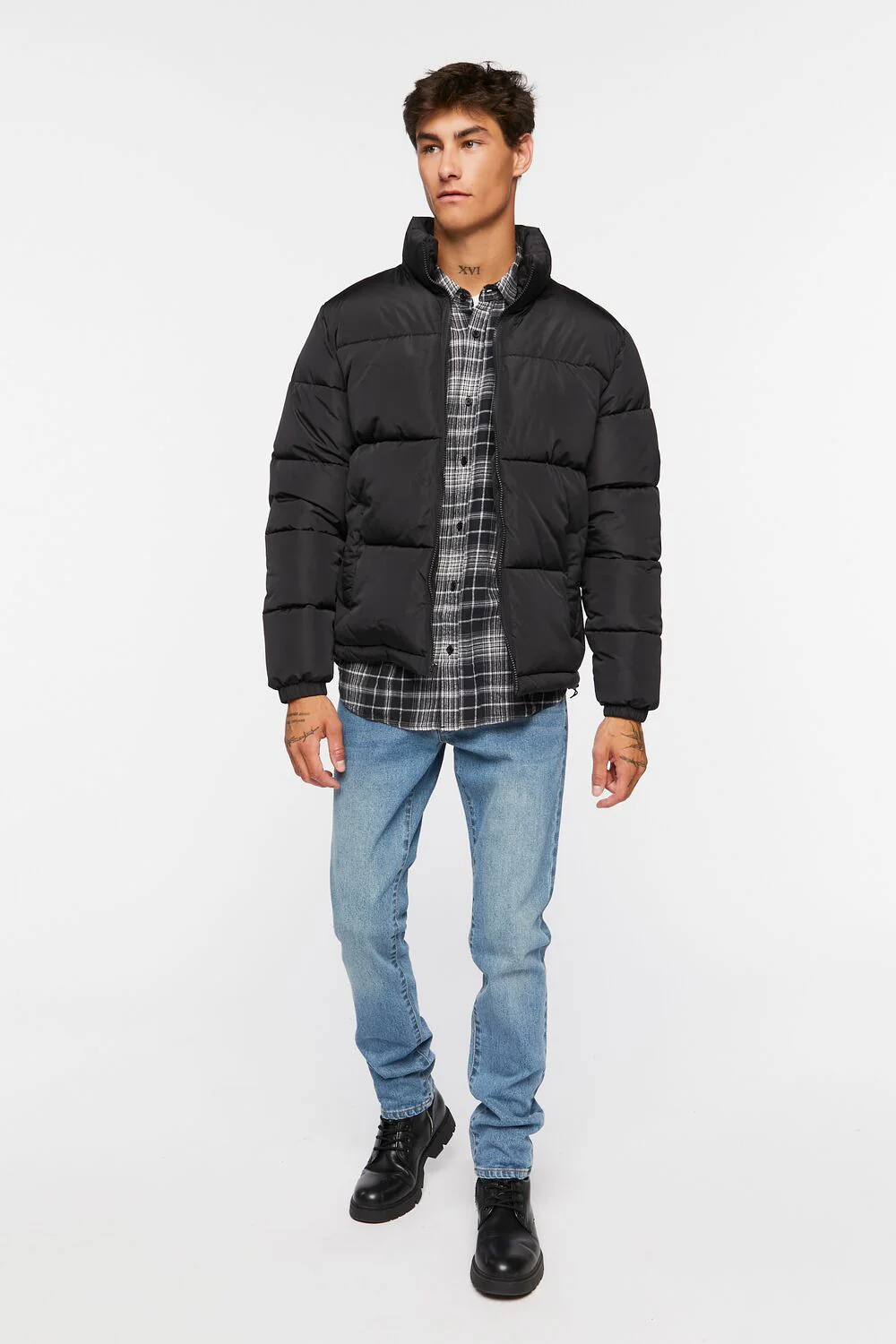 Quilted Puffer Jacket - Image 4
