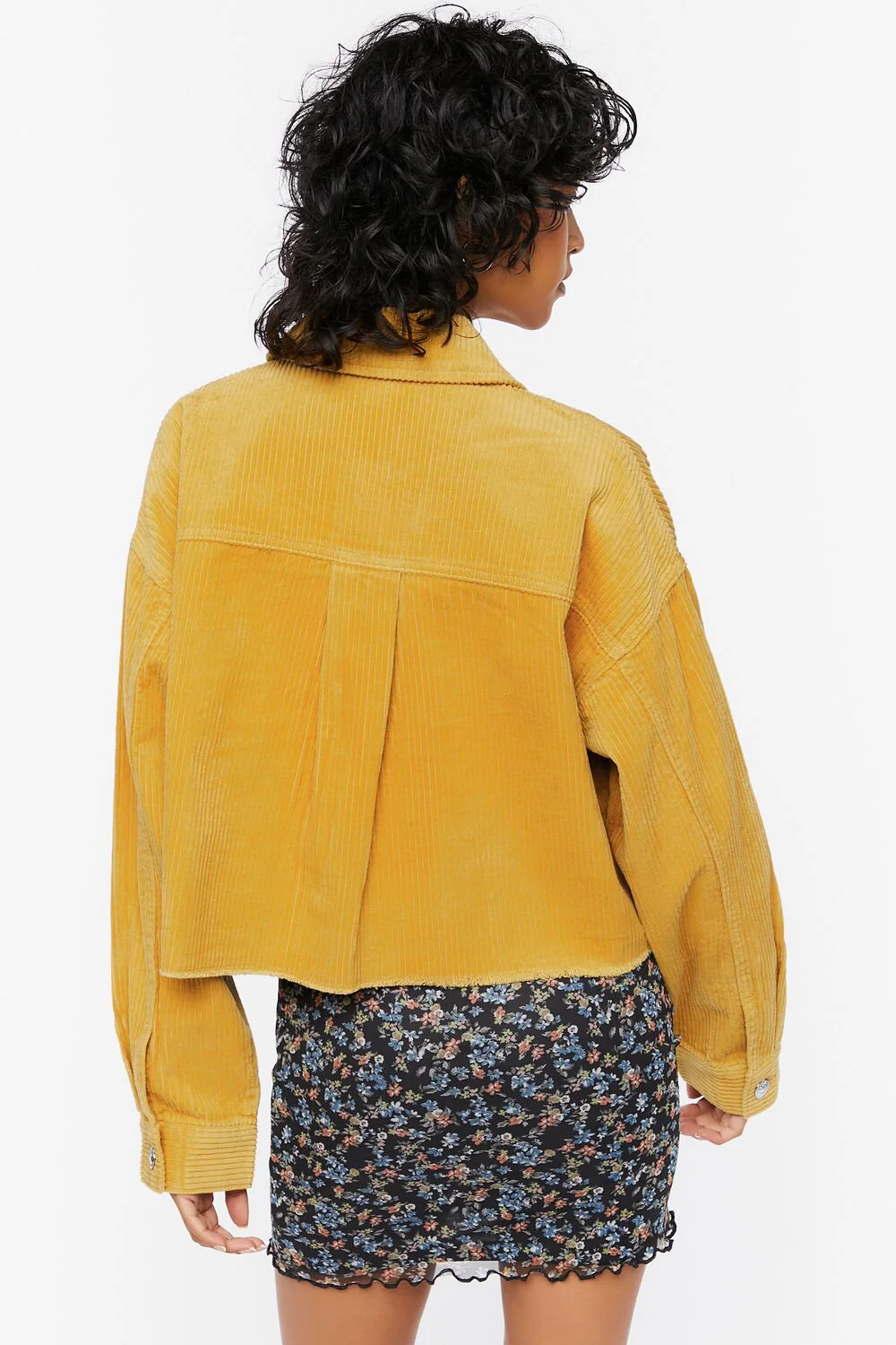 Frayed Corduroy Shacket - Image 3