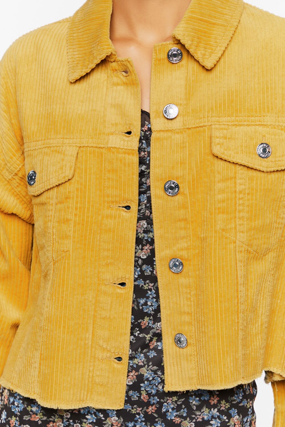 Frayed Corduroy Shacket - Image 5