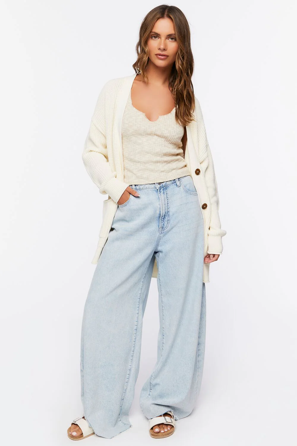 Button-Up Cardigan Sweater - Image 4
