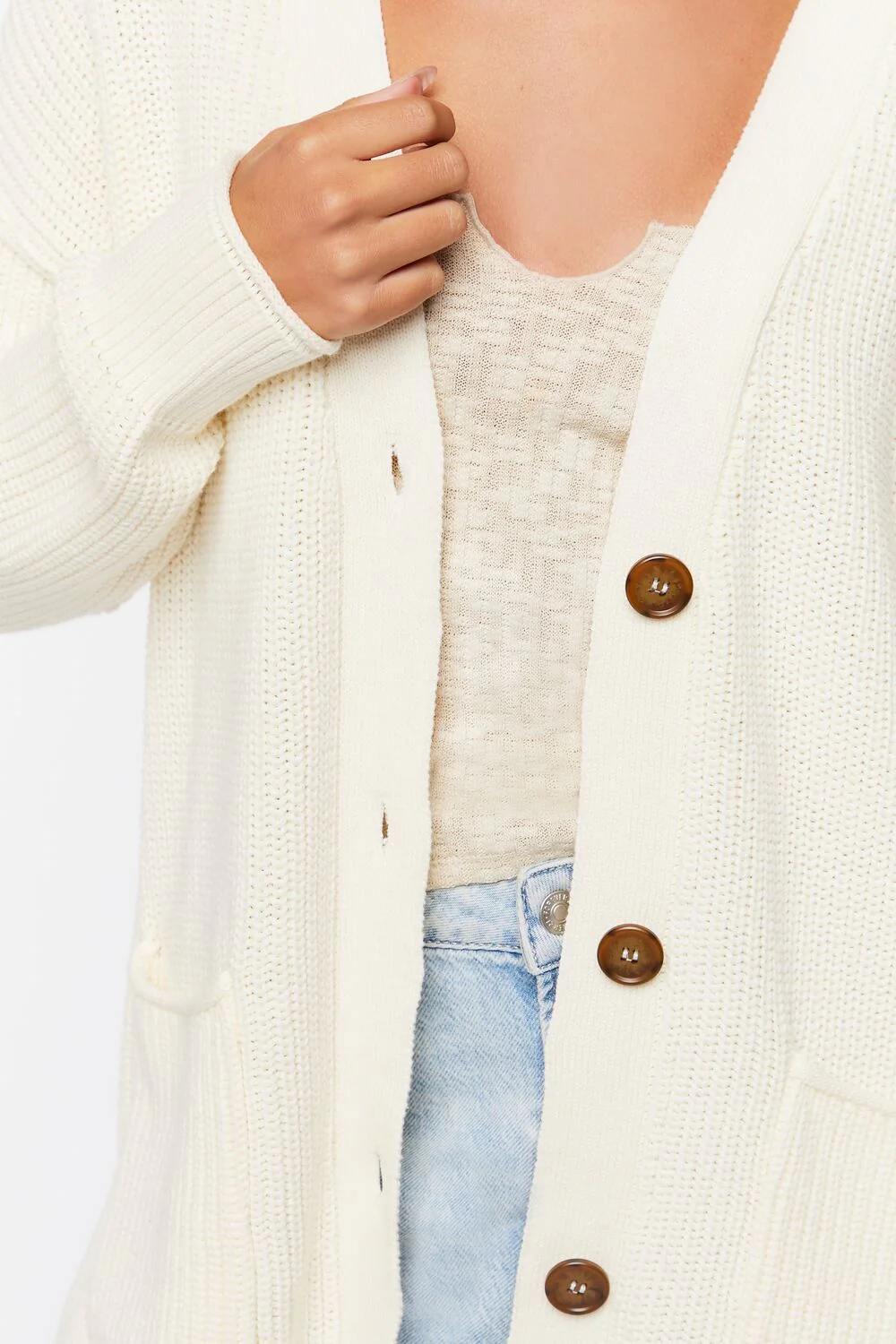 Button-Up Cardigan Sweater - Image 5