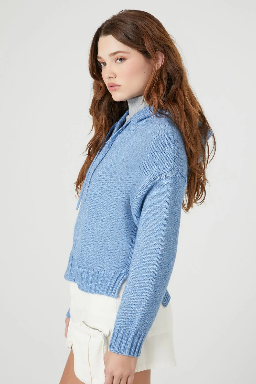 Hooded Zip-Up Sweater - Image 2