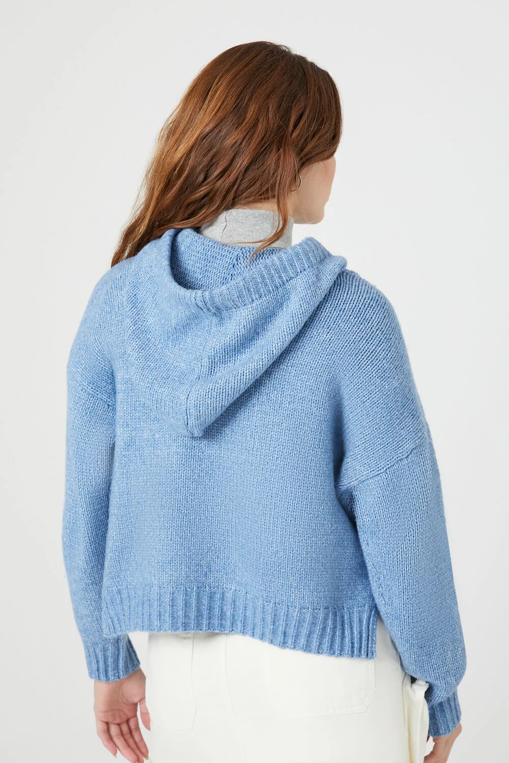 Hooded Zip-Up Sweater - Image 3
