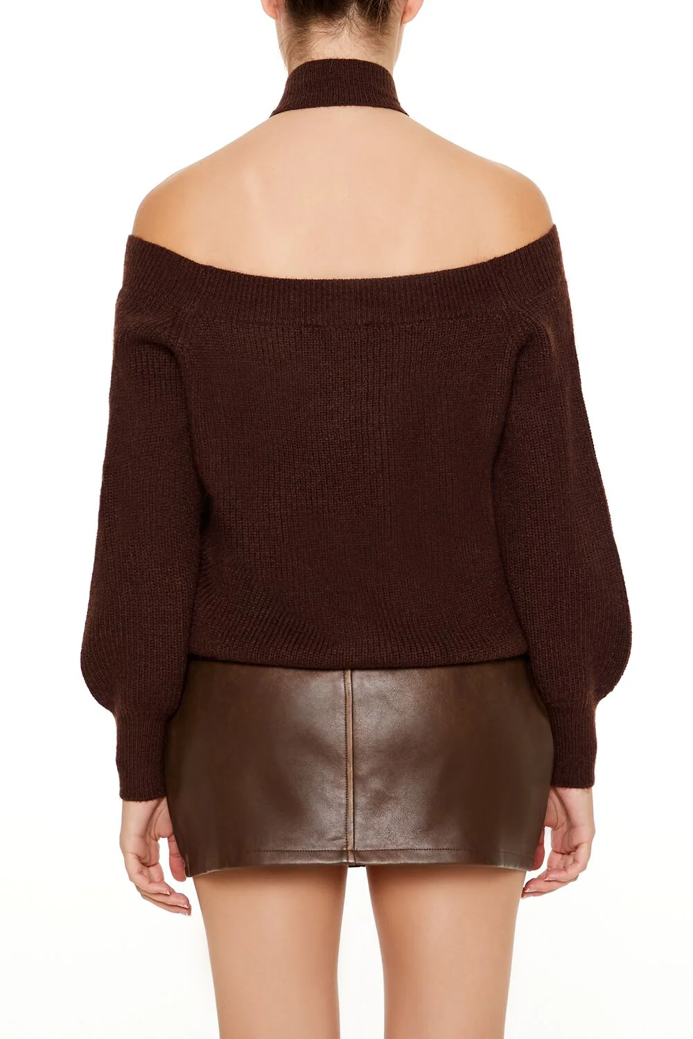 Crisscross Off-the-Shoulder Sweater - Image 10