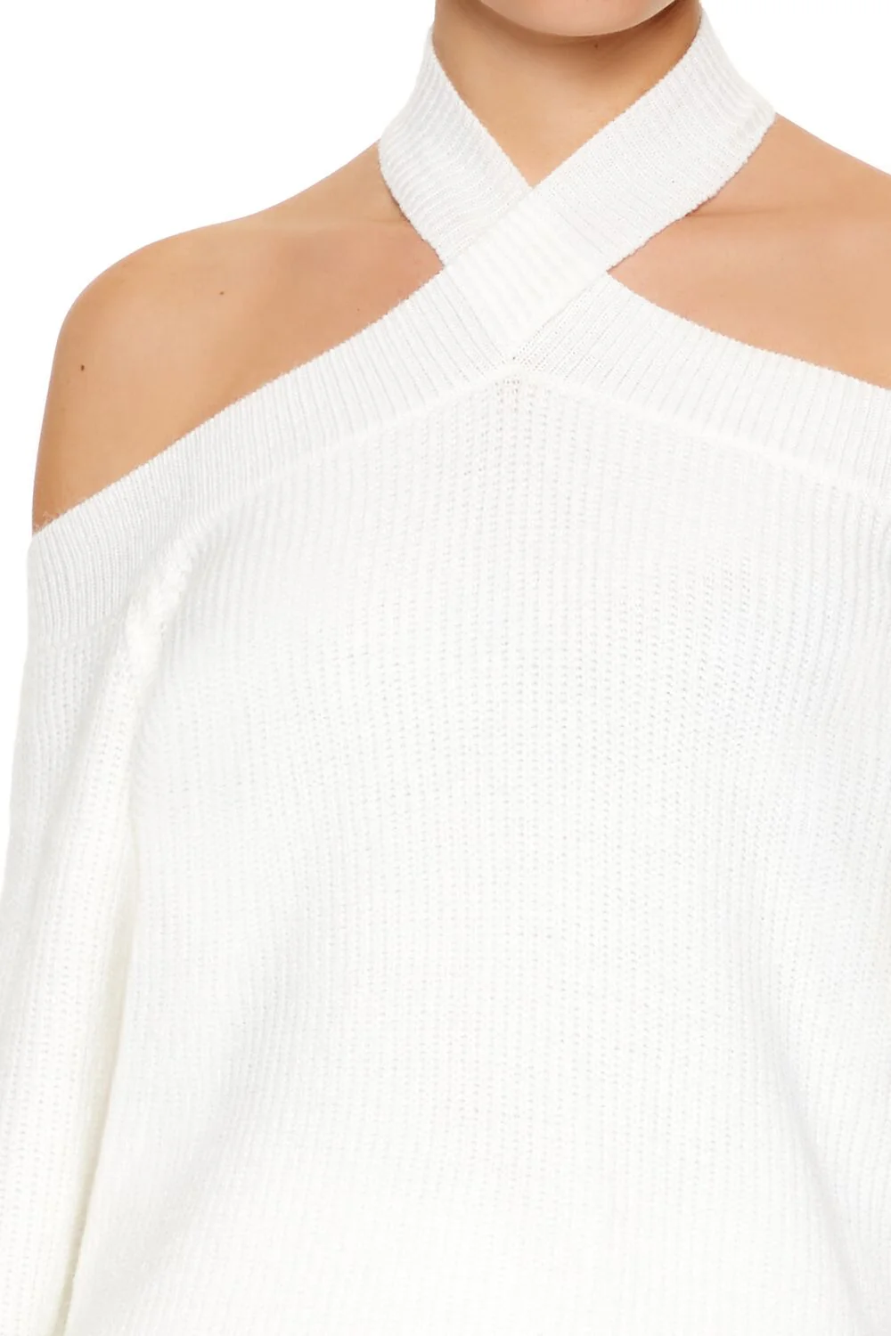 Crisscross Off-the-Shoulder Sweater - Image 3