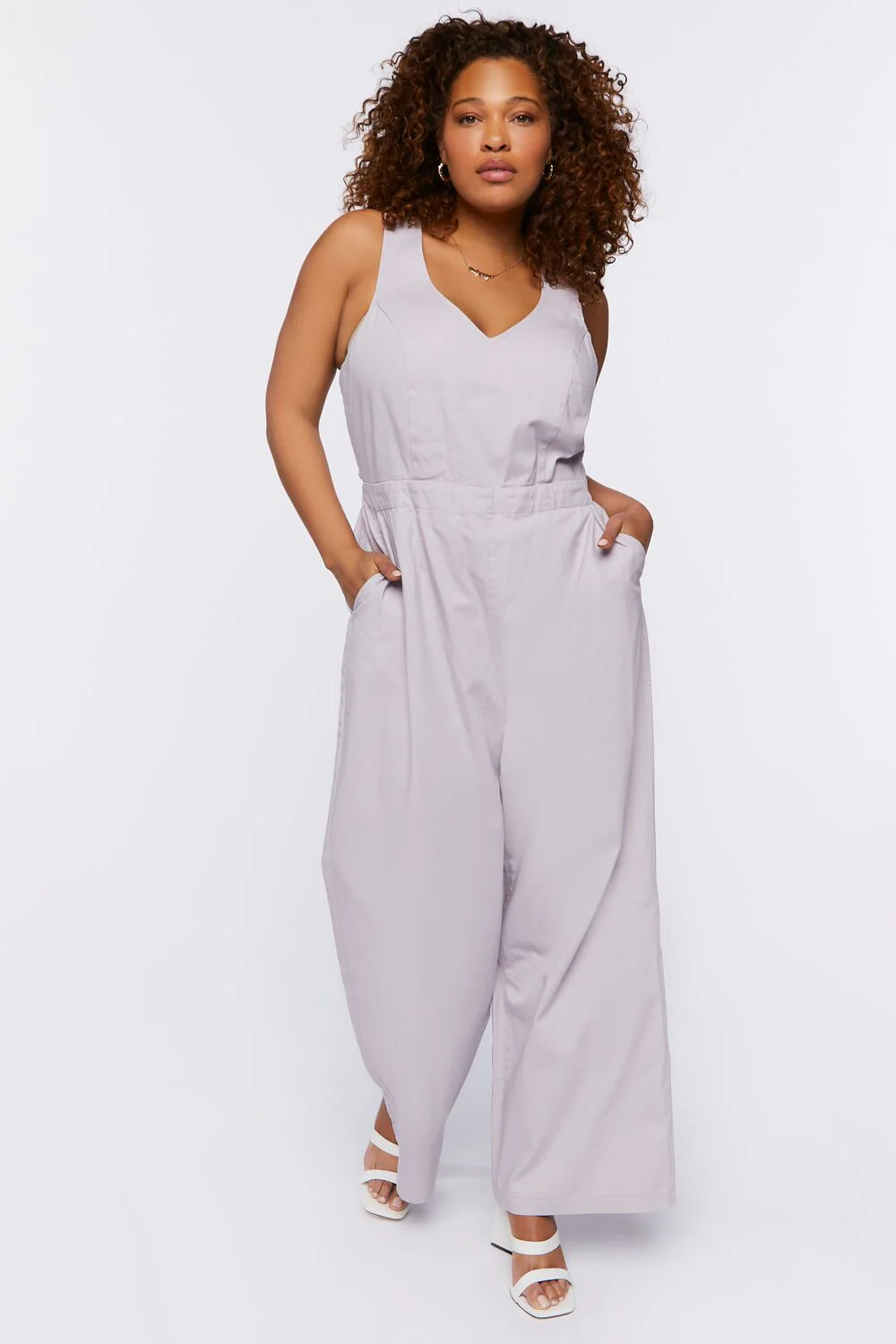 Plus Size Tie-Back Jumpsuit - Image 4