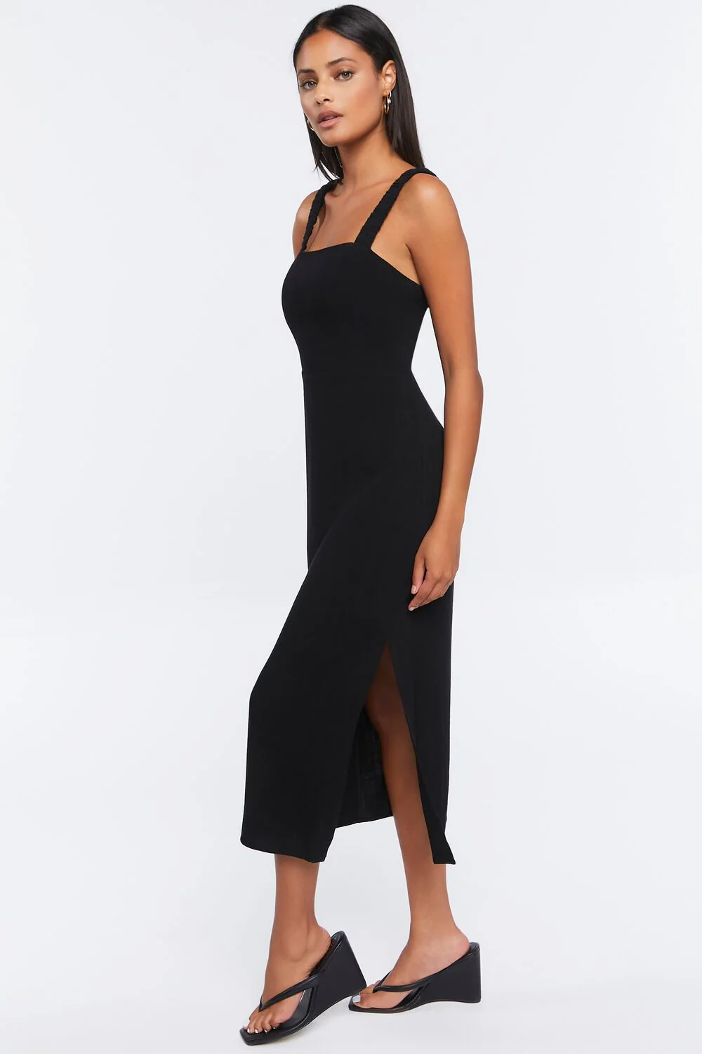 Leg-Slit Midi Dress - Image 2