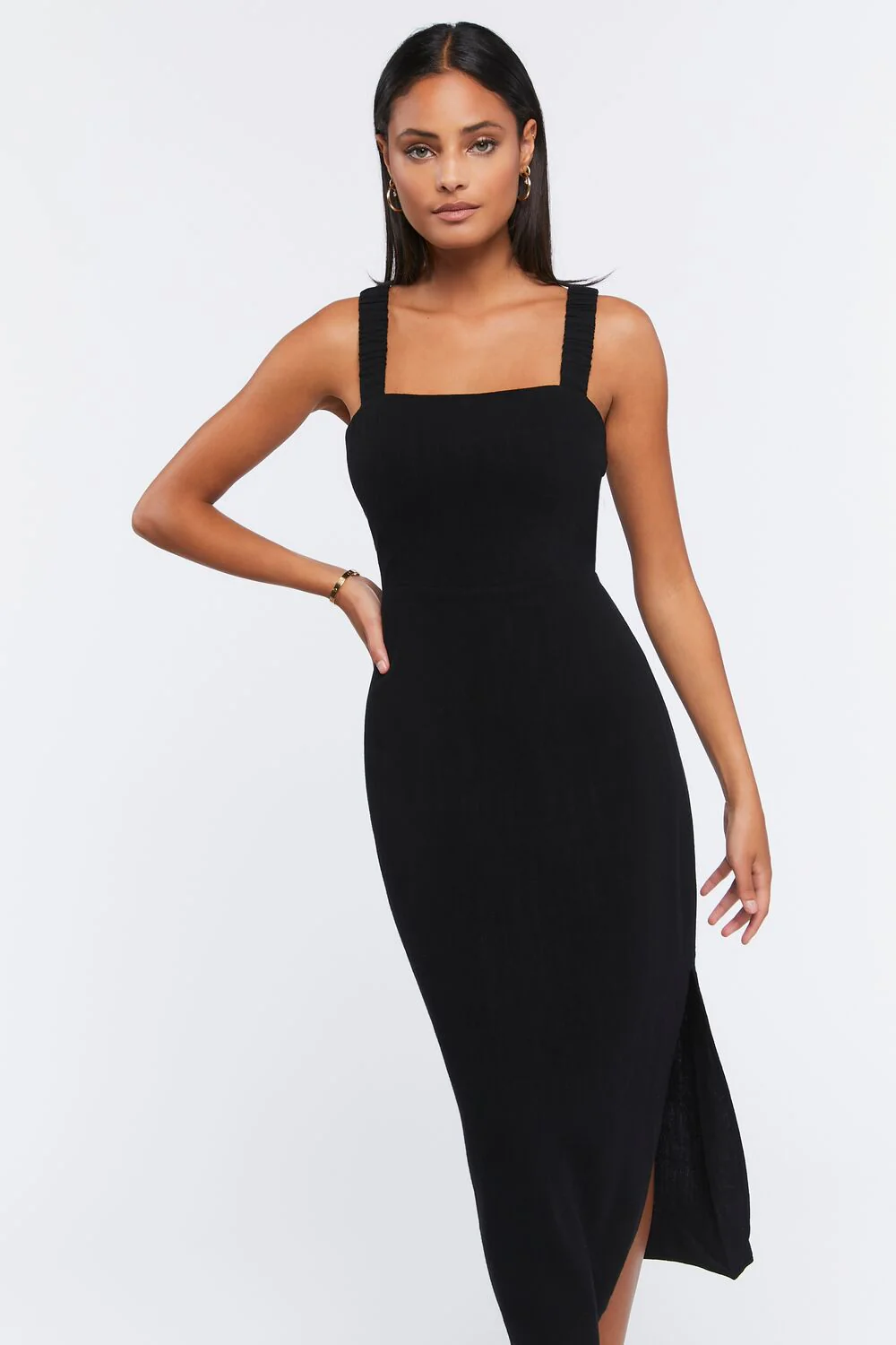 Leg-Slit Midi Dress - Image 4