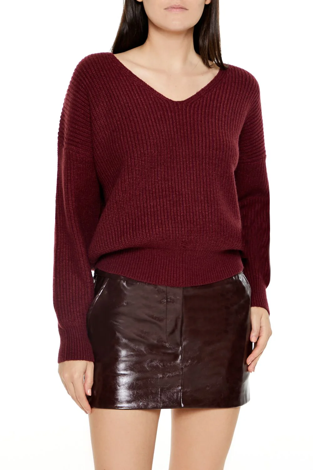Ribbed Drop-Sleeve Sweater - Image 6