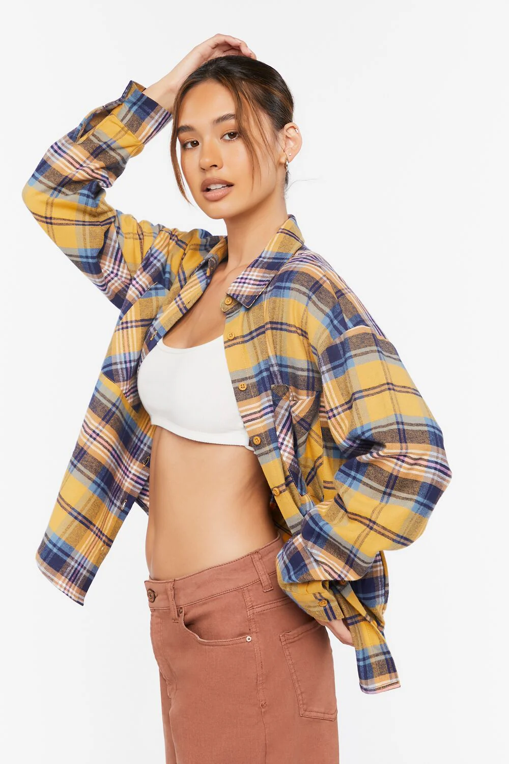 Plaid Flannel Shirt - Image 2