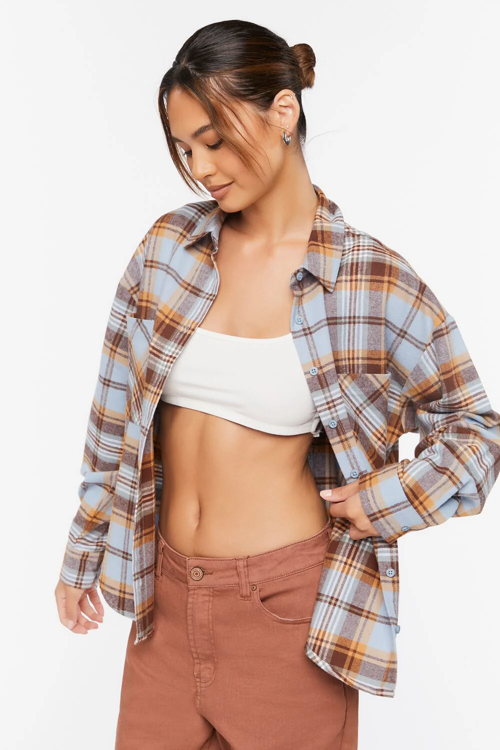 Plaid Flannel Shirt - Image 7