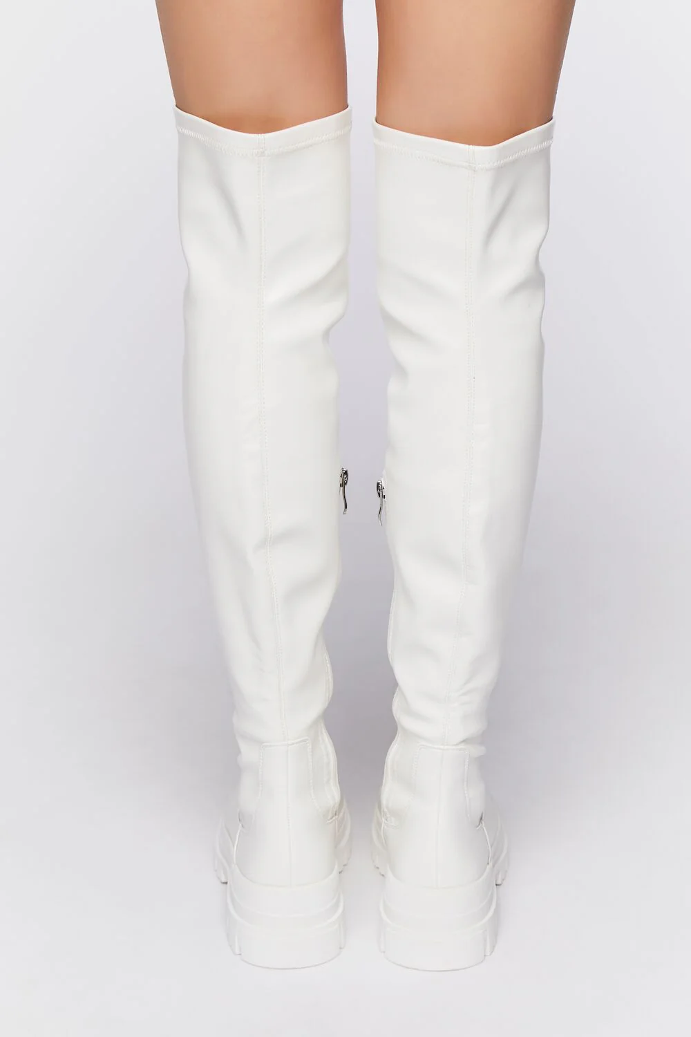 Over-the-Knee Lug-Sole Boots - Image 7