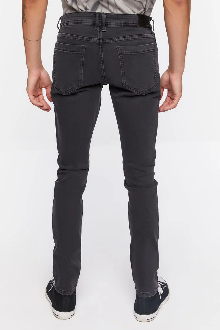 Premium Distressed Slim-Fit Jeans - Image 4