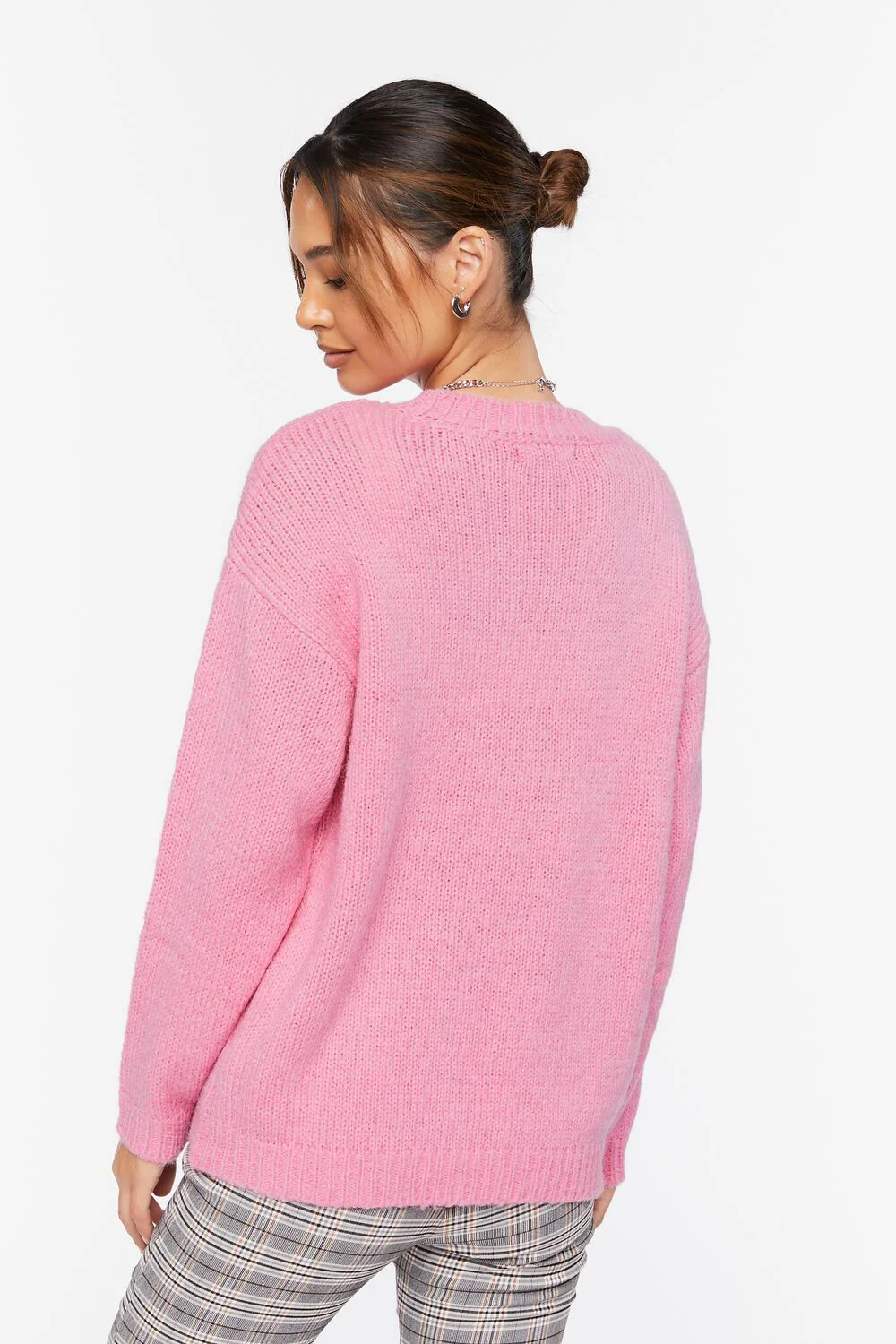 Drop-Sleeve Crew Neck Sweater - Image 3