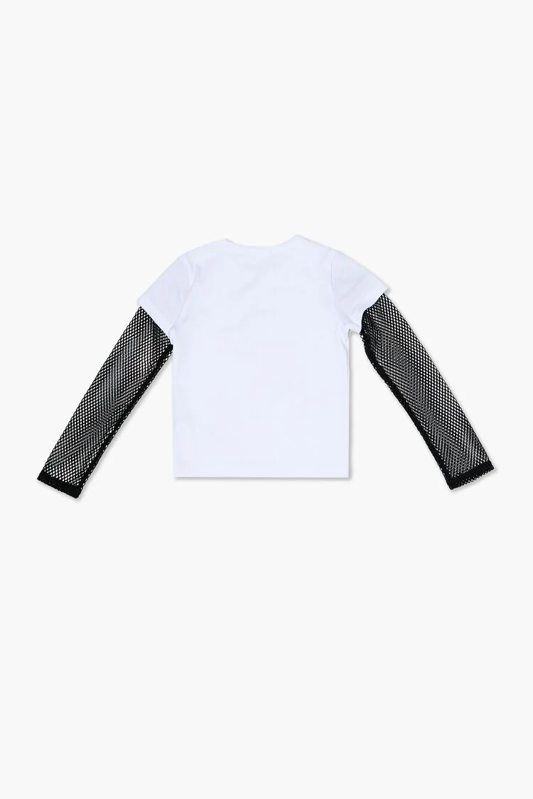 Girls Heart Graphic Combo Tee (Kids) - Image 2